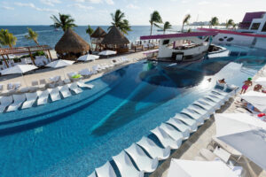 The Sexy Pool at Temptation Cancun Resort Mexico